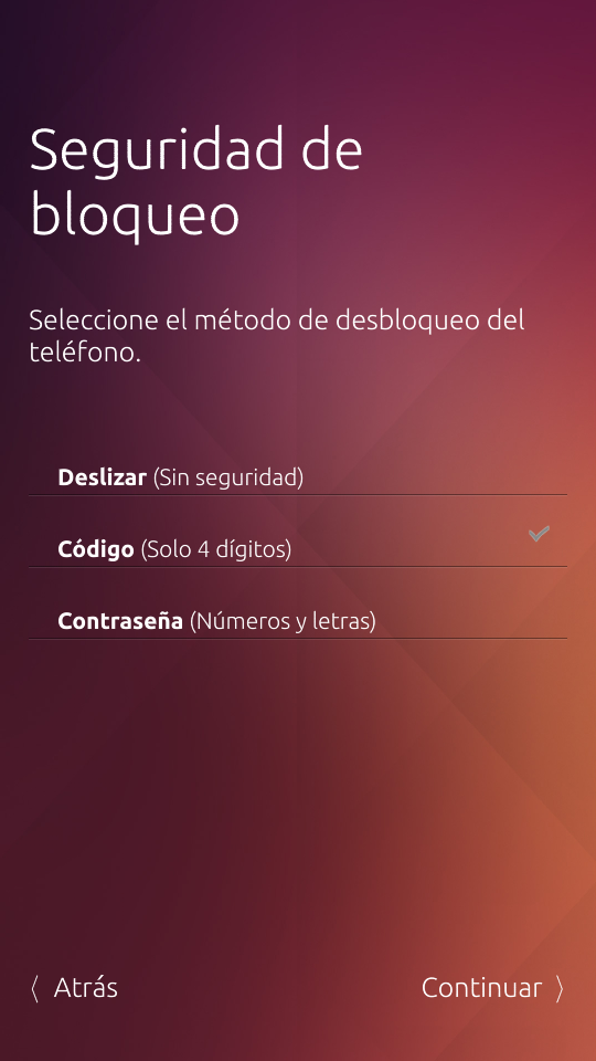 Seguridad del teléfono