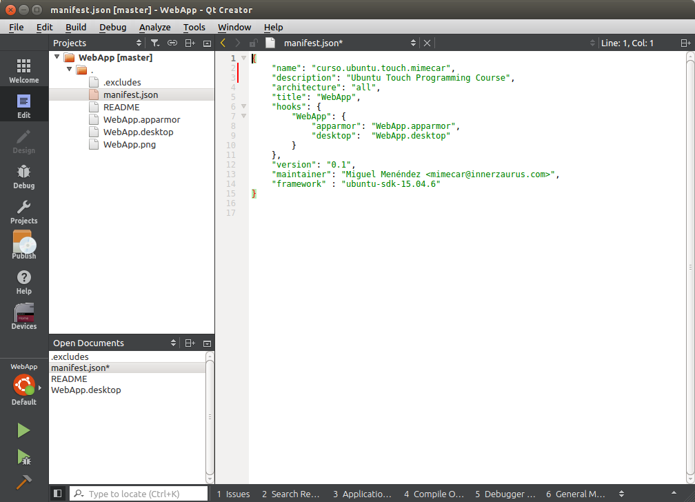 File manifest.json