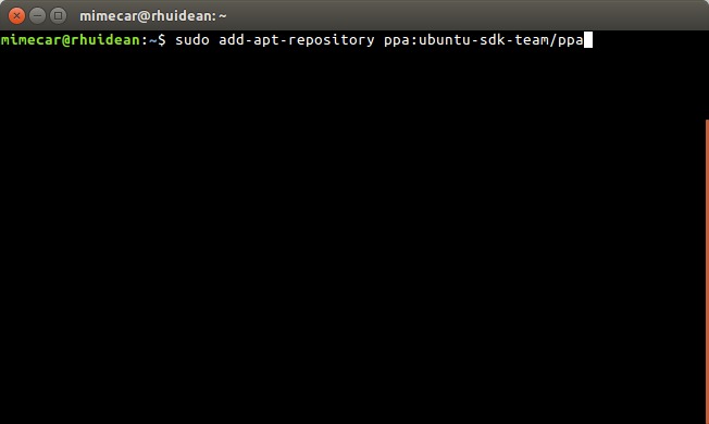 Añadir PPDA del SDK de Ubuntu