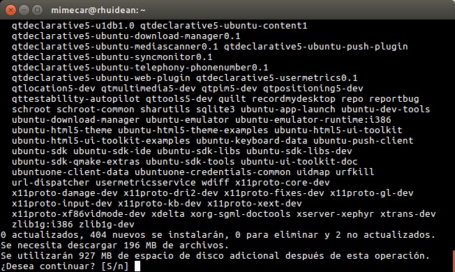 Ubuntu SDK Packages