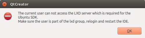 LXD Error