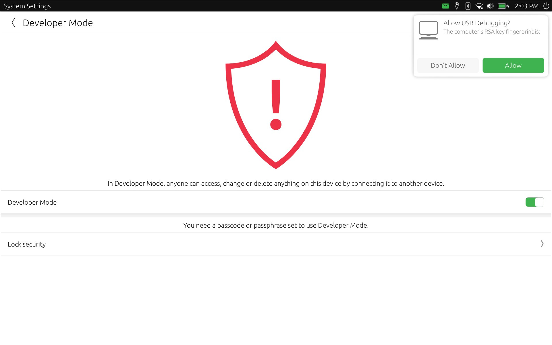 Notificación SSH